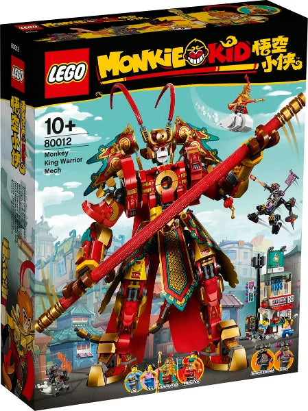 LEGO® 80012 – Monkey King Warrior Mech | 1,629 piezas | Monkie Kid mecha gigante