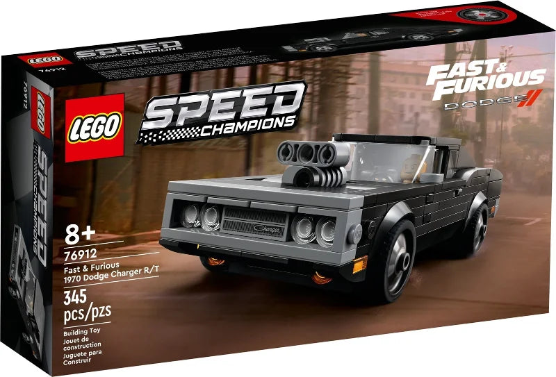 LEGO® 76912 – Speed Champions 1970 Dodge Charger R/T | 345 piezas | Muscle car clásico