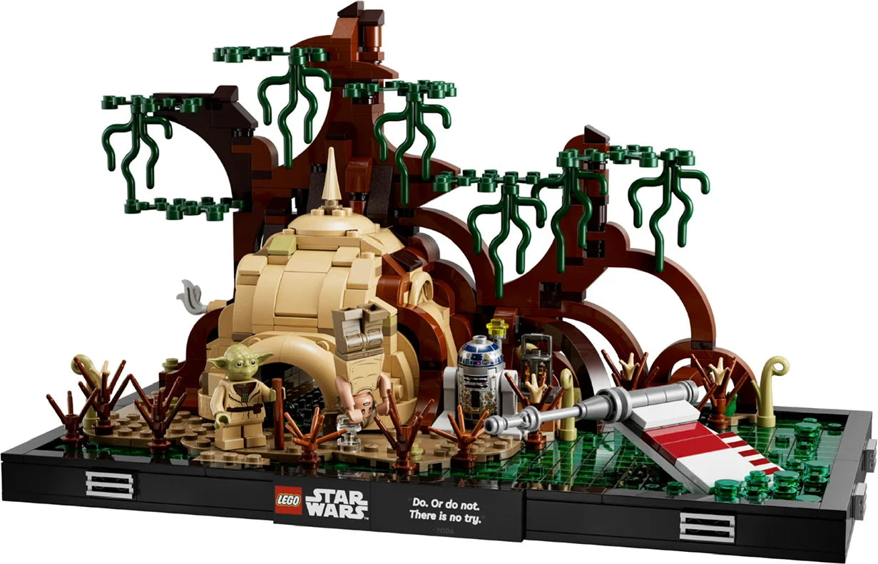 LEGO® 75330 – Dagobah Jedi Training Diorama | 1,000 piezas | Star Wars colección