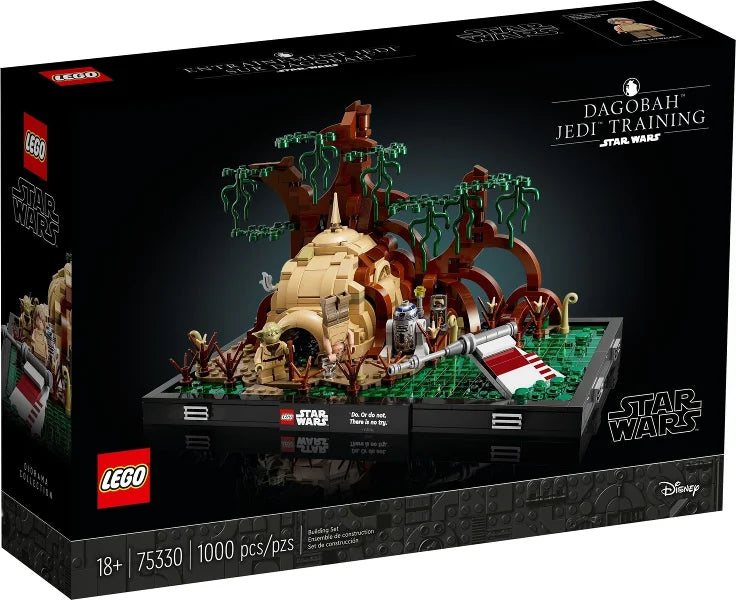 LEGO® 75330 – Dagobah Jedi Training Diorama | 1,000 piezas | Star Wars colección