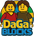 Logo DagaBlocks — tienda LEGO coleccionable en CDMX