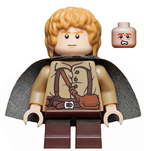 Samwise Gamgee (Sam) - Dark Tan Shirt, Dark Bluish Gray Cape - BrickLink - DagaBlocks