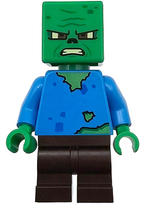 LEGO Minifigura Baby Zombie - A Minecraft Movie (Chicken Jockey) - Minecraft — imagen BrickLink