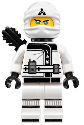 LEGO Minifigura Zane Black Quiver - The LEGO Ninjago Movie — imagen BrickLink