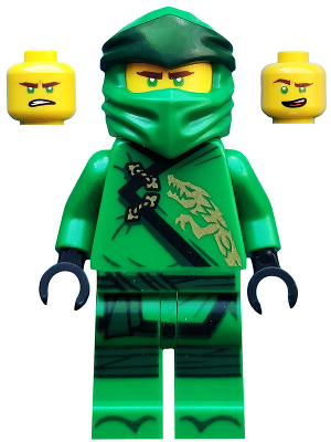 LEGO Minifigura Lloyd - Legacy, Dark Green Sash - NINJAGO — imagen BrickLink