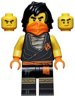 Cole - Legacy, Orange Bandana - BrickLink - DagaBlocks