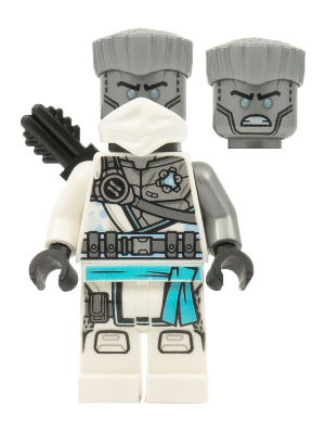 Zane - The Island, Mask and Hair, Quiver - BrickLink - DagaBlocks