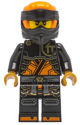 Cole - Dragons Rising, Tunic with Large Armor Plates, Head Wrap - BrickLink - DagaBlocks