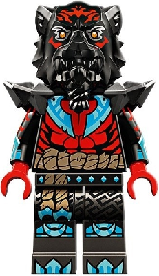 LEGO Minifigura Lord Ras - Red Markings and Muscles - NINJAGO — imagen BrickLink