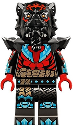 LEGO Minifigura Lord Ras - Red Markings and Muscles - NINJAGO — imagen BrickLink