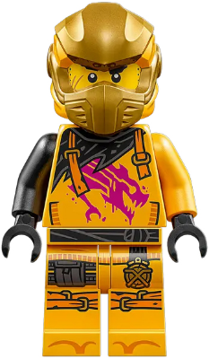 LEGO Minifigura Arin - Shirt with Magenta Dragon, Head Wrap - NINJAGO — imagen BrickLink