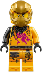 LEGO Minifigura Arin - Shirt with Magenta Dragon, Head Wrap - NINJAGO — imagen BrickLink
