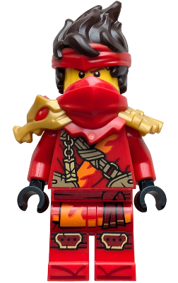 Kai - Dragons Rising, Tunic with Strap and Charm, Dragon Shoulder Armor - BrickLink - DagaBlocks