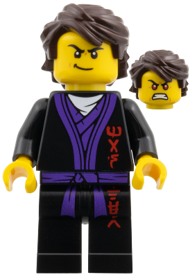 LEGO Minifigura Young Garmadon - Black Master Tunic - NINJAGO — imagen BrickLink