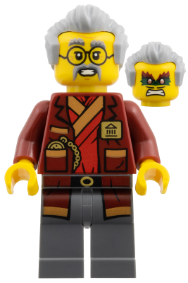 LEGO Minifigura Dr. Sanders Saunders (Krux Disguise) - NINJAGO — imagen BrickLink