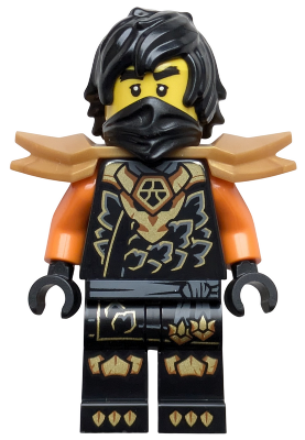 LEGO Minifigura Cole - Dragons Rising, Tunic with Dragon Head - NINJAGO — imagen BrickLink