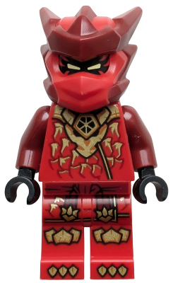 LEGO Minifigura Kai - Dragons Rising, Tunic with Dragon Head, Helmet - NINJAGO — imagen BrickLink