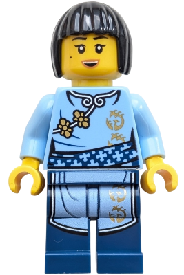Nya - Bright Light Blue Kimono Robe (BAM) - BrickLink - DagaBlocks