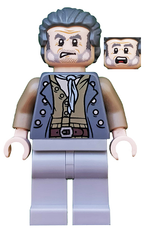 LEGO Minifigura Joshamee Gibbs Dark Bluish Gray Vest - Pirates of the Caribbean — imagen BrickLink