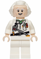 Doc Brown - Long Hair, Tool Belt - BrickLink - DagaBlocks