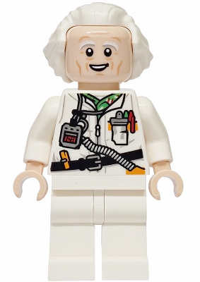 Doc Brown - Long Hair, Tool Belt - BrickLink - DagaBlocks