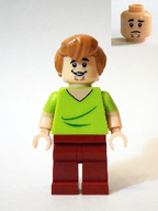 LEGO Minifigura Shaggy Rogers - Open Mouth Grin - Scooby-Doo — imagen BrickLink