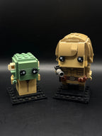 LEGO Set Luke Skywalker & Yoda - BrickHeadz — frente