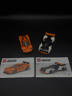 LEGO Set McLaren Solus GT & McLaren F1 LM - Speed Champions — frente