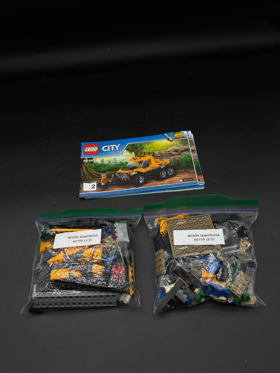 LEGO Set Jungle Halftrack Mission - Town (60159-1) — frente