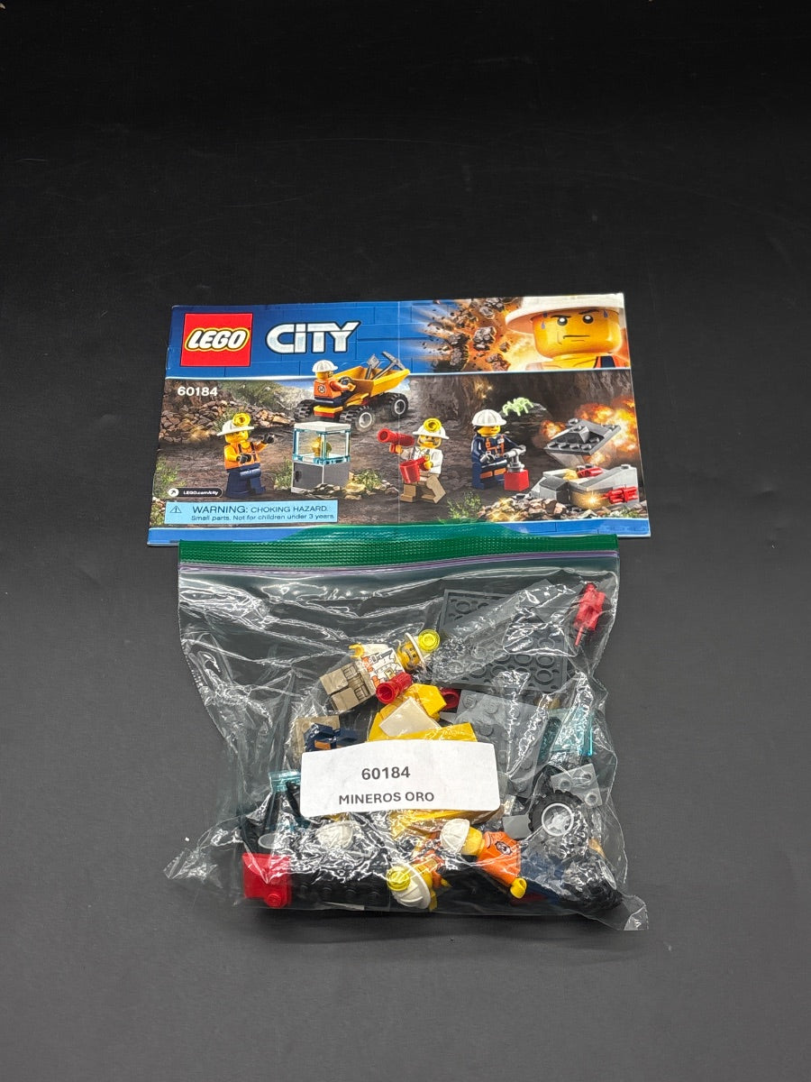 LEGO Set Mining Team - Town (60184-1) — frente