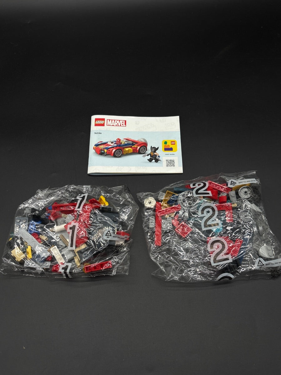 LEGO Set Spider-Man Car vs. Venomized Wolverine (76336-1) — frente