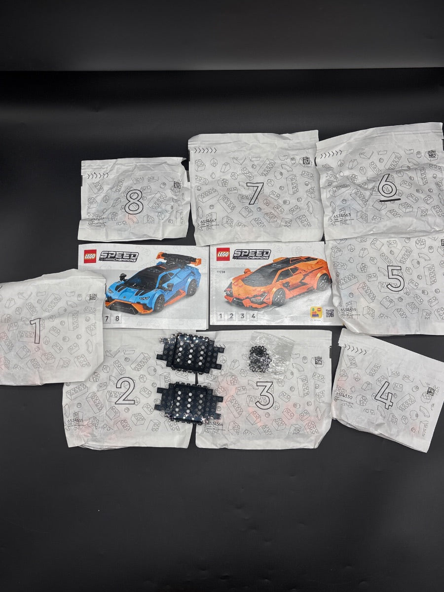 LEGO Set Lamborghini Revuelto & Lamborghini Huracán STO - SPEED CHAMPIONS (77238-1) — frente