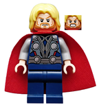 Thor - Starched Fabric Cape, Dark Blue Legs - BrickLink - DagaBlocks