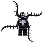 Venom - White Teeth Together, 4 Back Appendages Spiked - BrickLink - DagaBlocks
