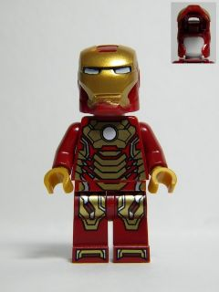 Iron Man - Mark 42 Armor, White Head - BrickLink - DagaBlocks