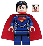 Superman - Dark Blue Suit, Starched Fabric Cape - BrickLink - DagaBlocks