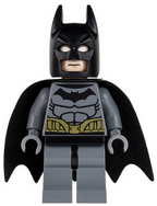 Batman - Dark Bluish Gray Suit, Gold Belt, Dark Bluish Gray Hands - BrickLink - DagaBlocks