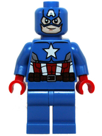 Captain America - Blue Suit, Red Hands, Mask - BrickLink - DagaBlocks