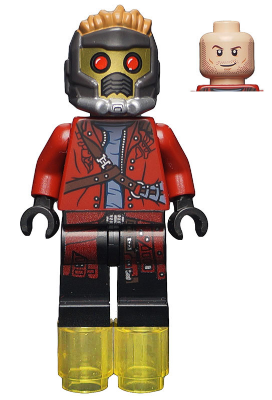 Star-Lord - Mask, Open Jacket - BrickLink - DagaBlocks