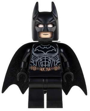 Batman - Black Suit with Copper Belt (Type 2 Cowl) - BrickLink - DagaBlocks