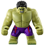 Hulk - Giant, Dark Purple Pants with Avengers Logo - BrickLink - DagaBlocks
