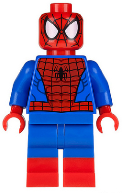 Spider-Man - Black Web Pattern, Red Boots - BrickLink - DagaBlocks