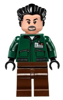 LEGO Minifigura Lexcorp Henchman 2 Dark Brown Legs - DC — imagen BrickLink