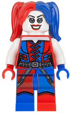 Harley Quinn - Blue and Red Hands and Pigtails - BrickLink - DagaBlocks