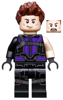 Hawkeye - Black and Dark Purple Suit - BrickLink - DagaBlocks