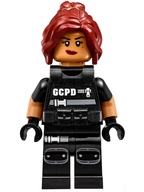 LEGO Minifigura Barbara Gordon - SWAT Vest - DC — imagen BrickLink