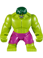 Hulk - Giant, Magenta Pants, Dark Green Hair - BrickLink - DagaBlocks