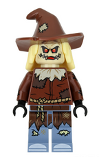 LEGO Minifigura Scarecrow - Reddish Brown Floppy Hat - DC — imagen BrickLink