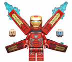 Iron Man - Mark 50 Armor, Small Helmet Visor, Wings with Stickers - BrickLink - DagaBlocks