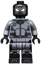 LEGO Minifigura Spider-Man - Black and Gray Suit (Stealth Suit) - Marvel — imagen BrickLink